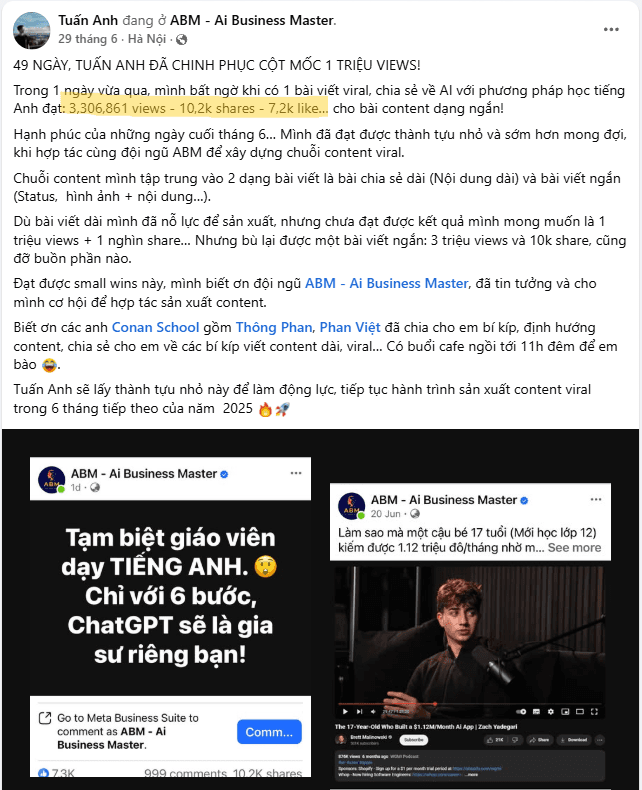 Success case: Bạn Tuấn Anh