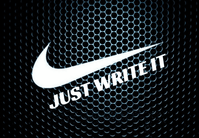 Just Write It